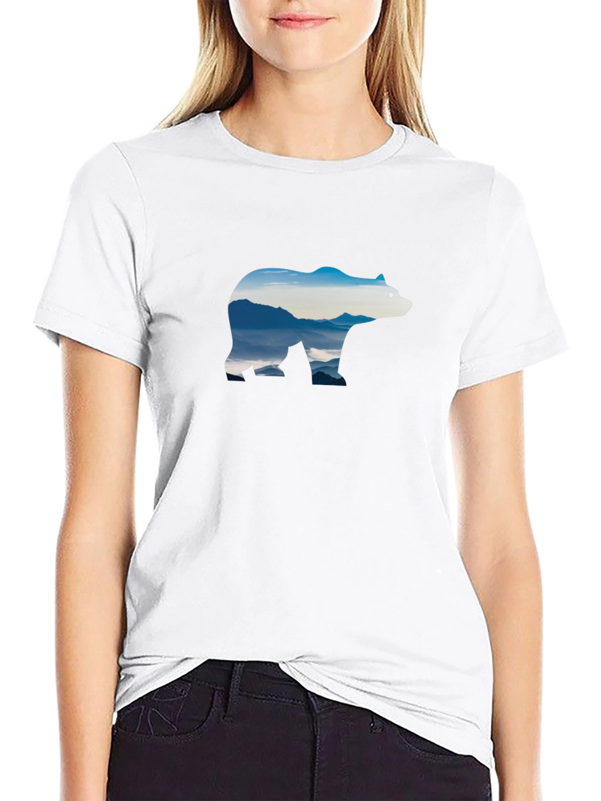 Mountain Bear Graphic T-Shirt