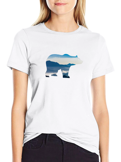 Mountain Bear Graphic T-Shirt