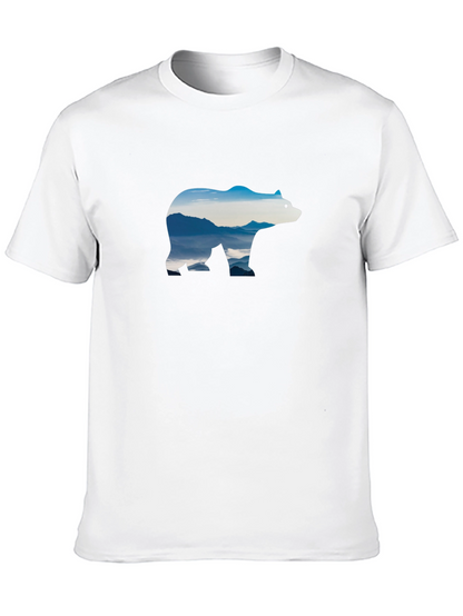 Mountain Bear Graphic T-Shirt