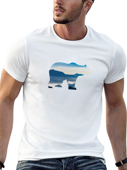 Mountain Bear Graphic T-Shirt