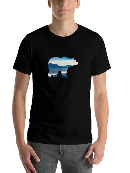 Mountain Bear Graphic T-Shirt