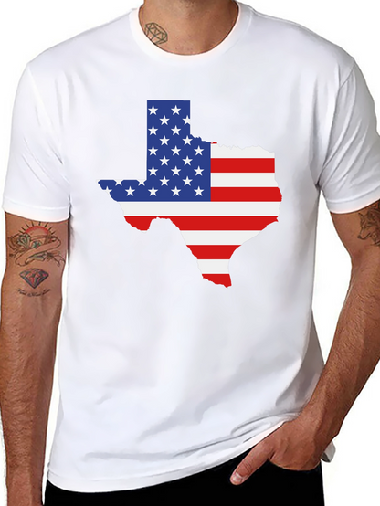 Texas Flag Graphic Tee - Black
