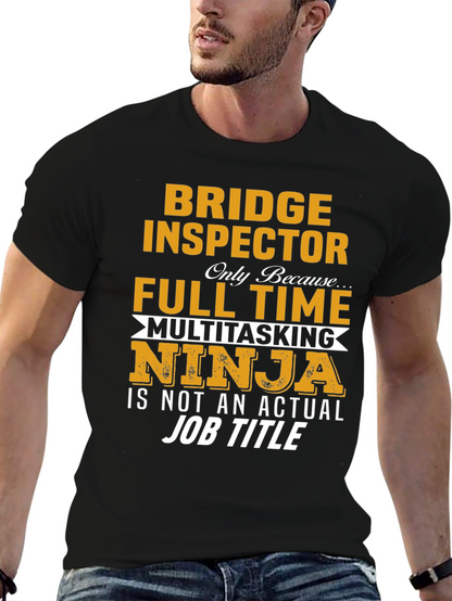 Bridge Inspector Novelty Graphic Tee