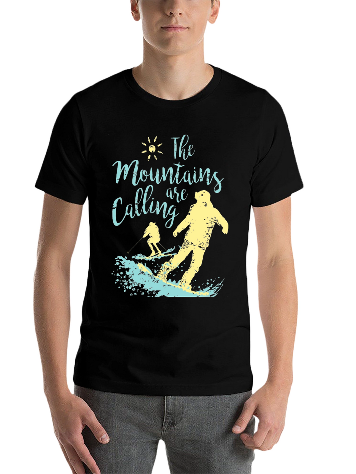 Mountains Are Calling Ski T-Shirt
