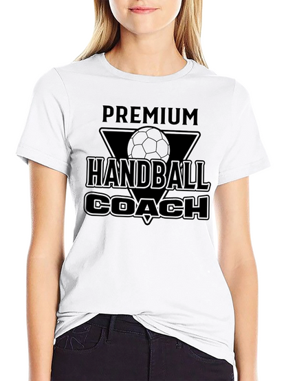 Premium Handball Coach Graphic T-Shirt