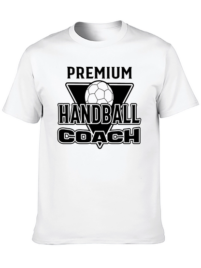 Premium Handball Coach Graphic T-Shirt