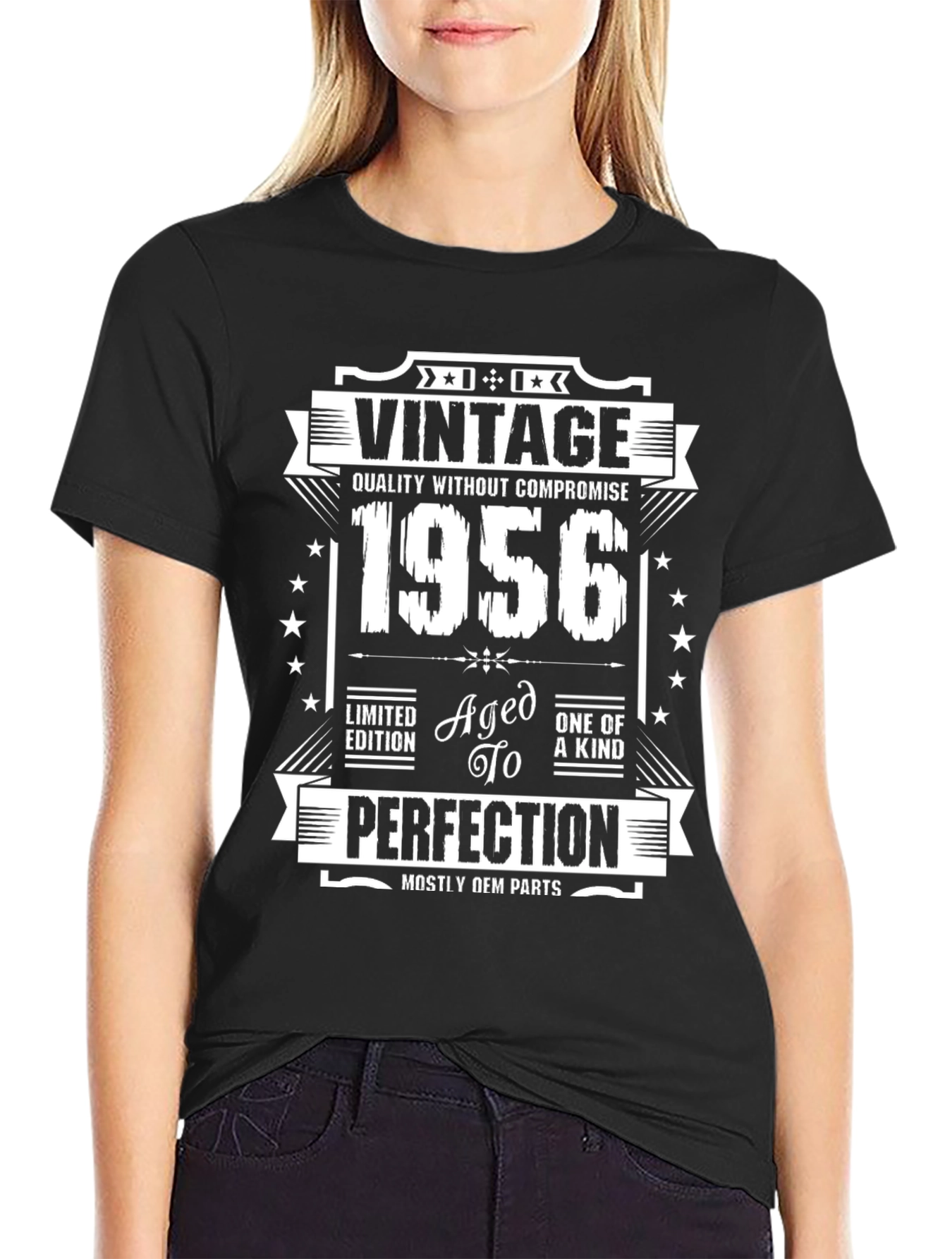 Vintage 1956 Aged to Perfection Graphic T-Shirt