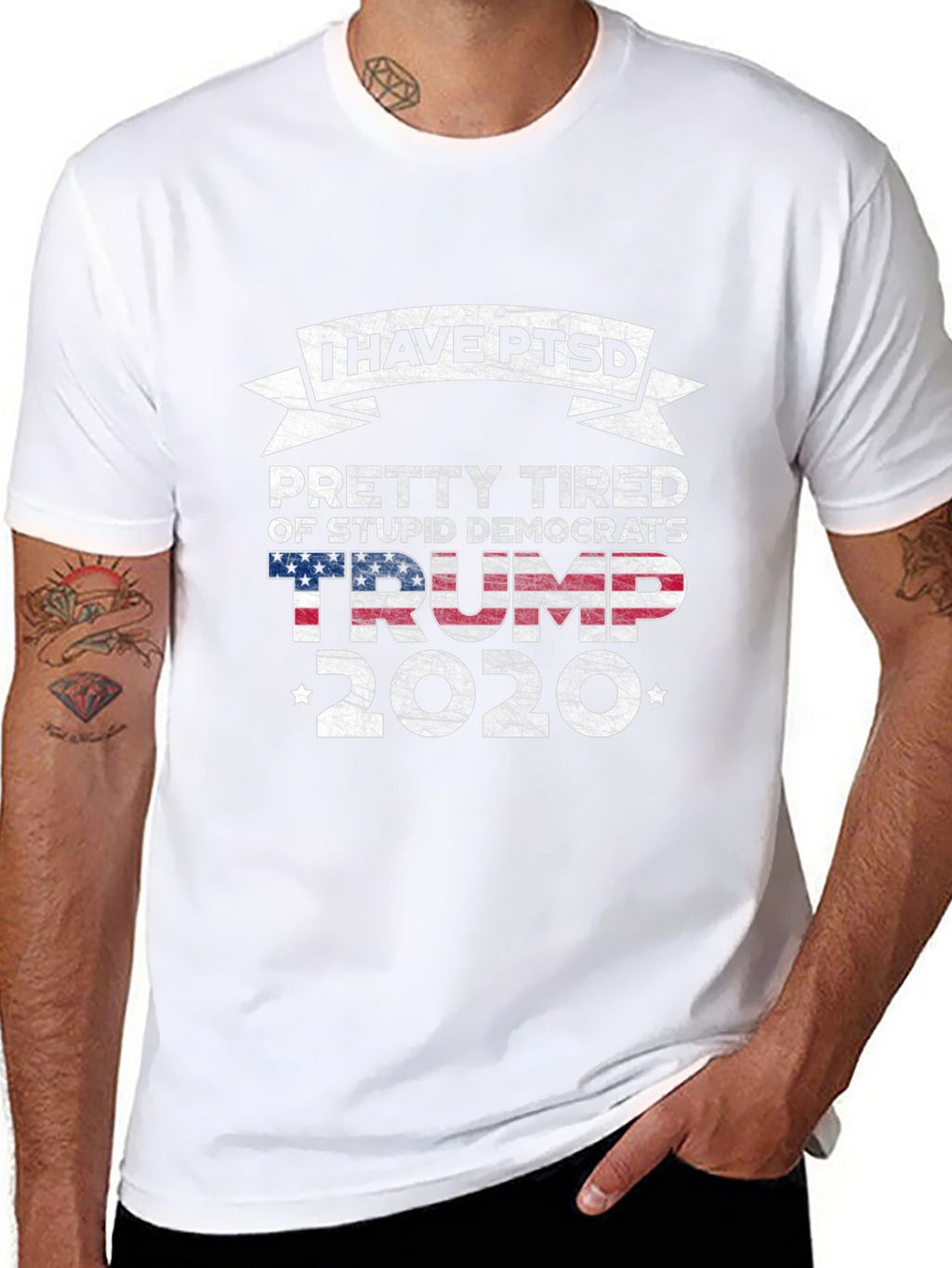 I Have PTSD Trump 2020 Graphic T-Shirt