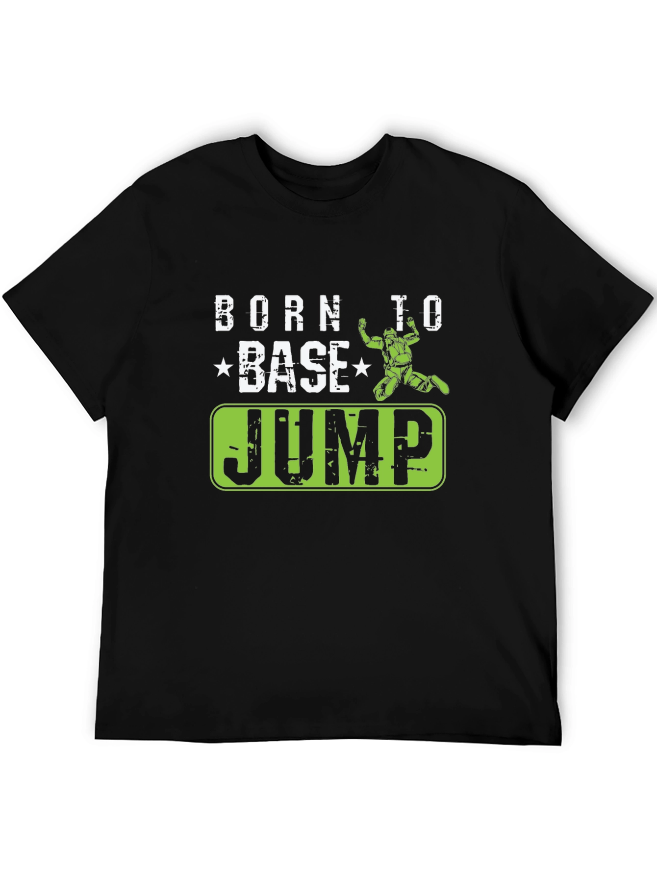 Born to BASE Jump Black T-Shirt