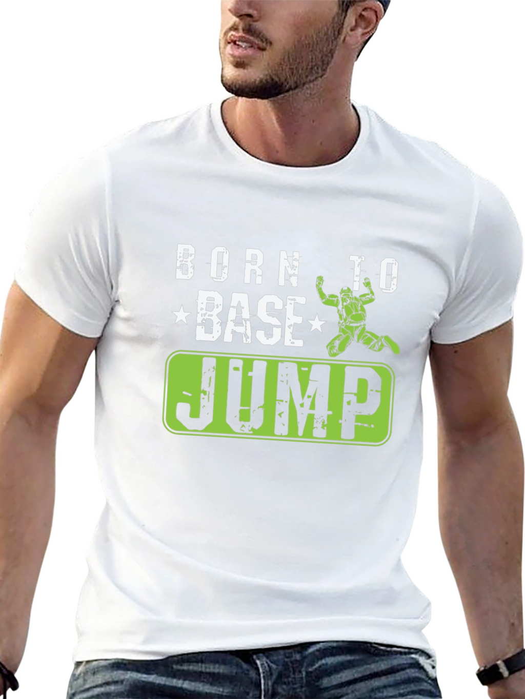 Born to BASE Jump Black T-Shirt