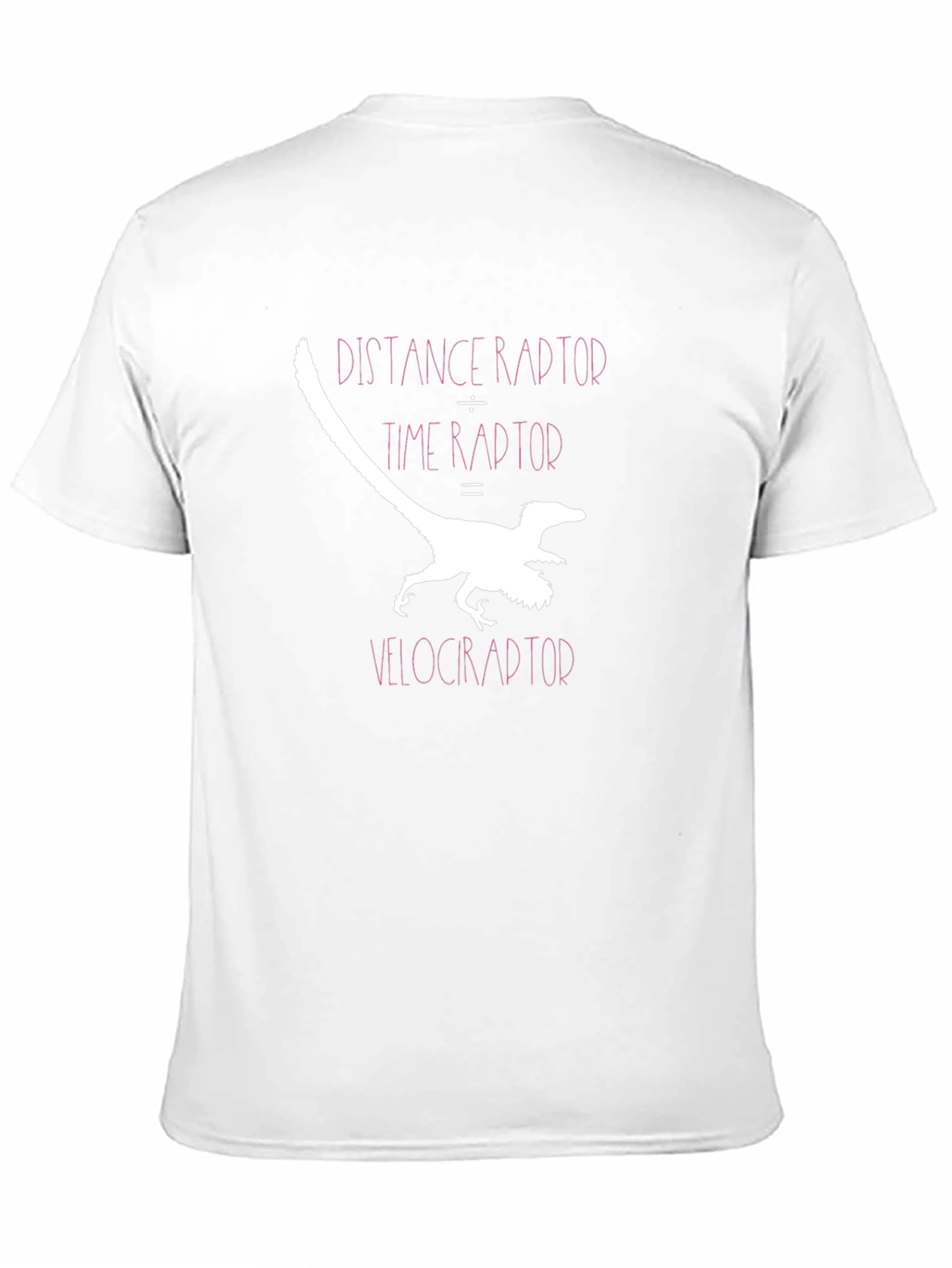 Velociraptor Science Humor Black Graphic Tee