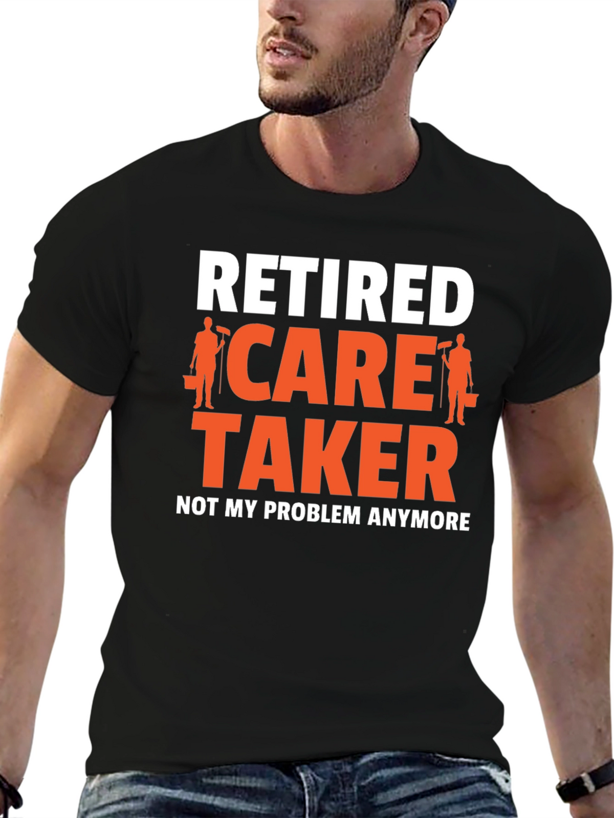 Retired Caretaker Graphic T-Shirt