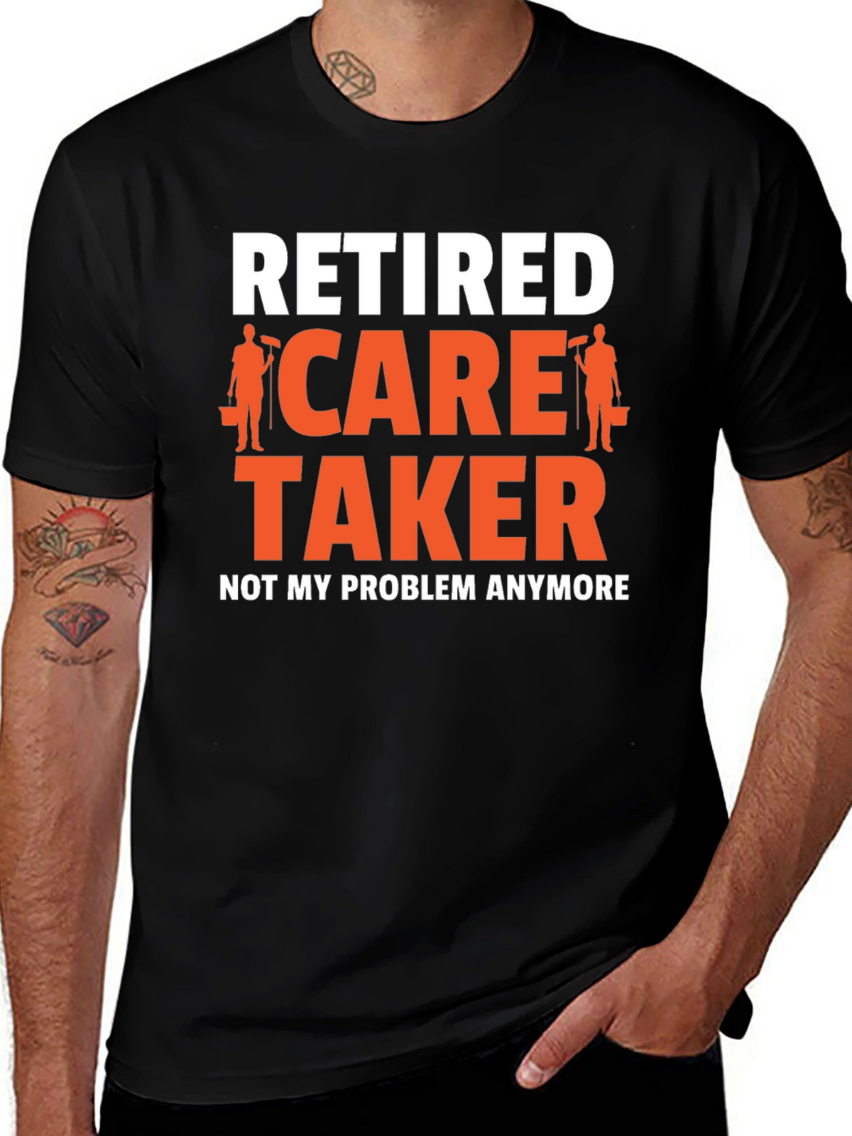 Retired Caretaker Graphic T-Shirt