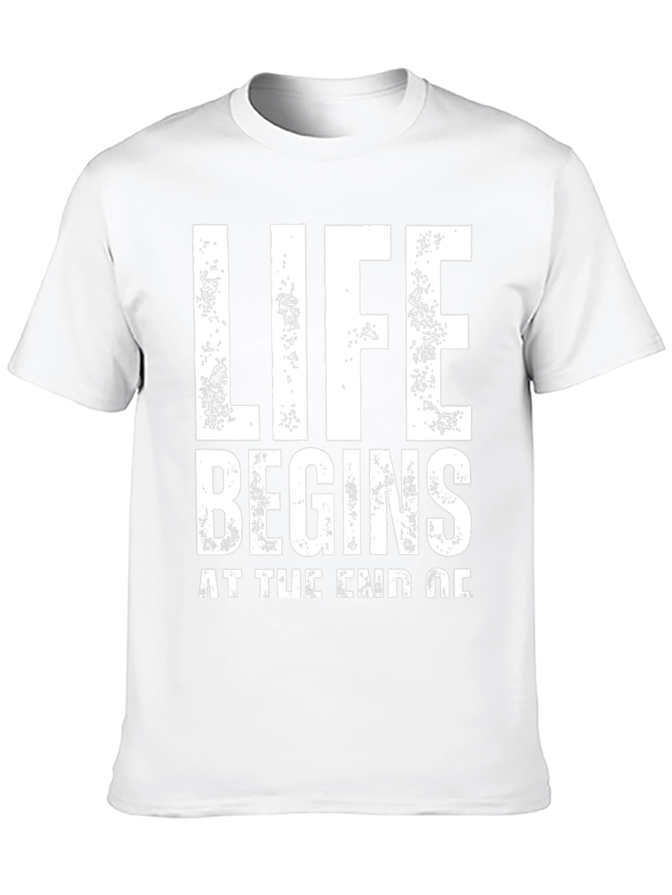 Life Begins T-Shirt - Motivational Graphic Tee