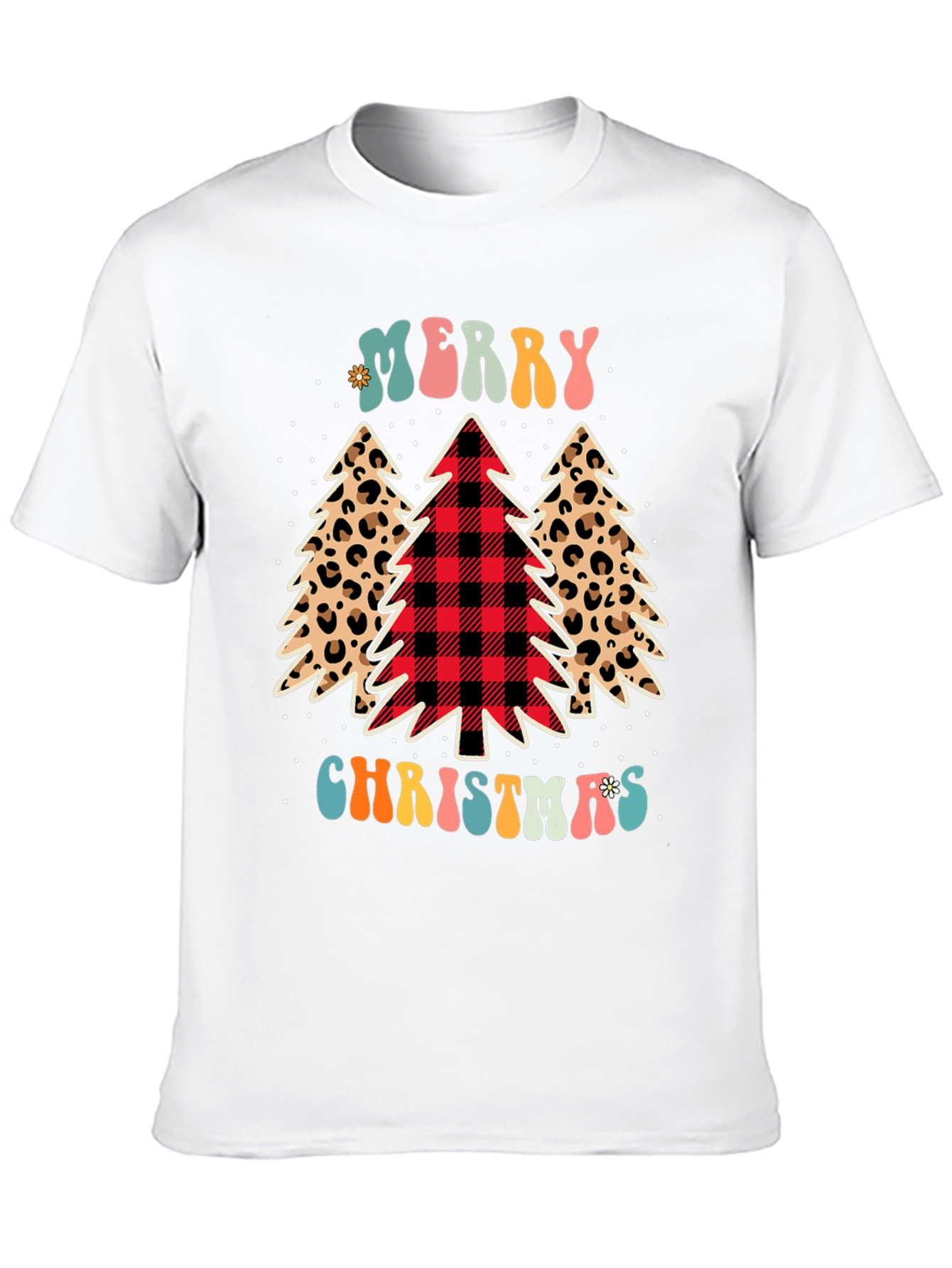 Merry Christmas Tree Graphic Tee