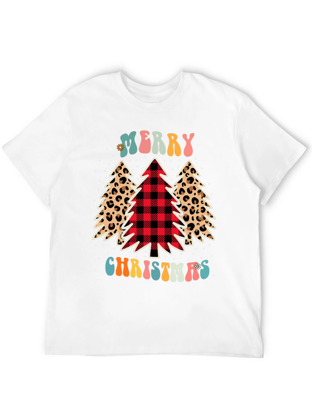Merry Christmas Tree Graphic Tee