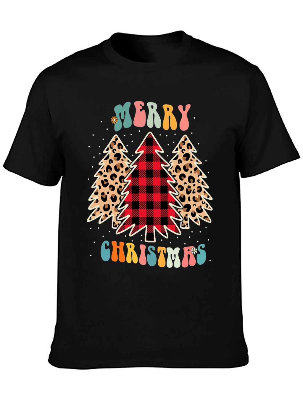 Merry Christmas Tree Graphic Tee