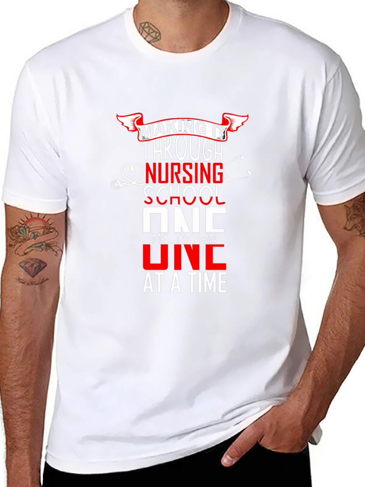 Nursing School Meltdown T-Shirt - Funny Nurse Tee