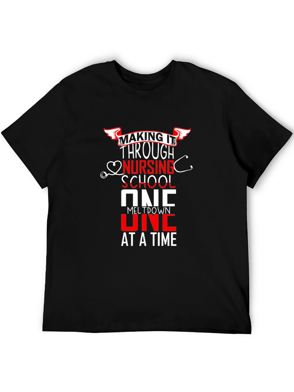 Nursing School Meltdown T-Shirt - Funny Nurse Tee