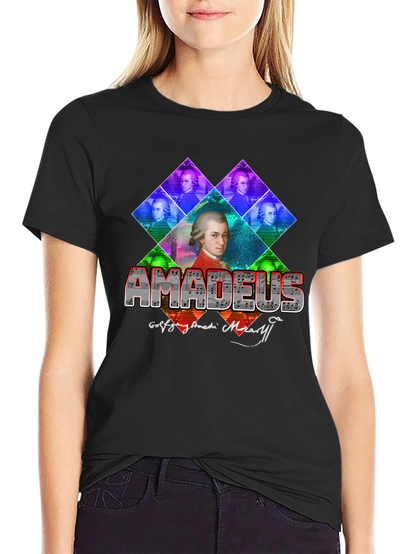 Amadeus Mozart Graphic T-Shirt - Classic Composer Tee