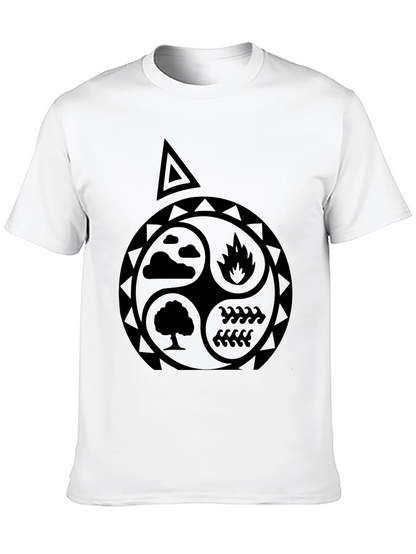 Elements T-Shirt: Earth Air Fire Water Symbol