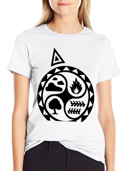 Elements T-Shirt: Earth Air Fire Water Symbol