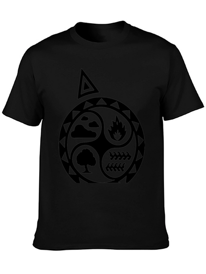 Elements T-Shirt: Earth Air Fire Water Symbol