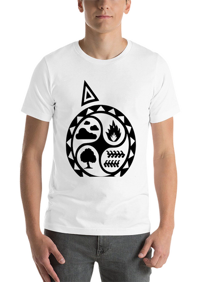 Elements T-Shirt: Earth Air Fire Water Symbol