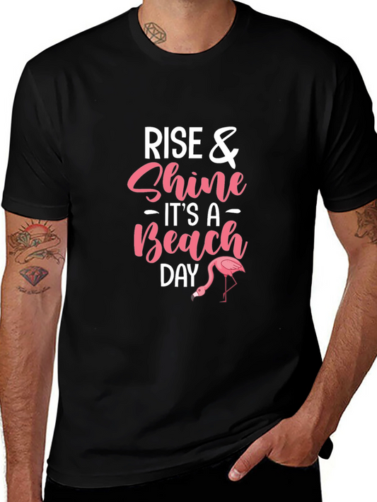 Rise and Shine Beach Day Graphic T-Shirt