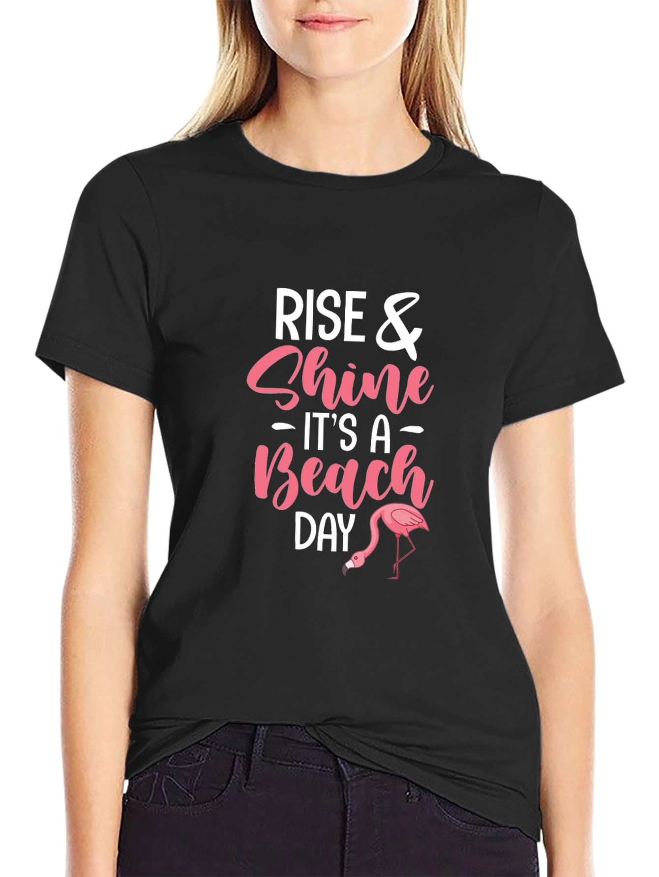 Rise and Shine Beach Day Graphic T-Shirt