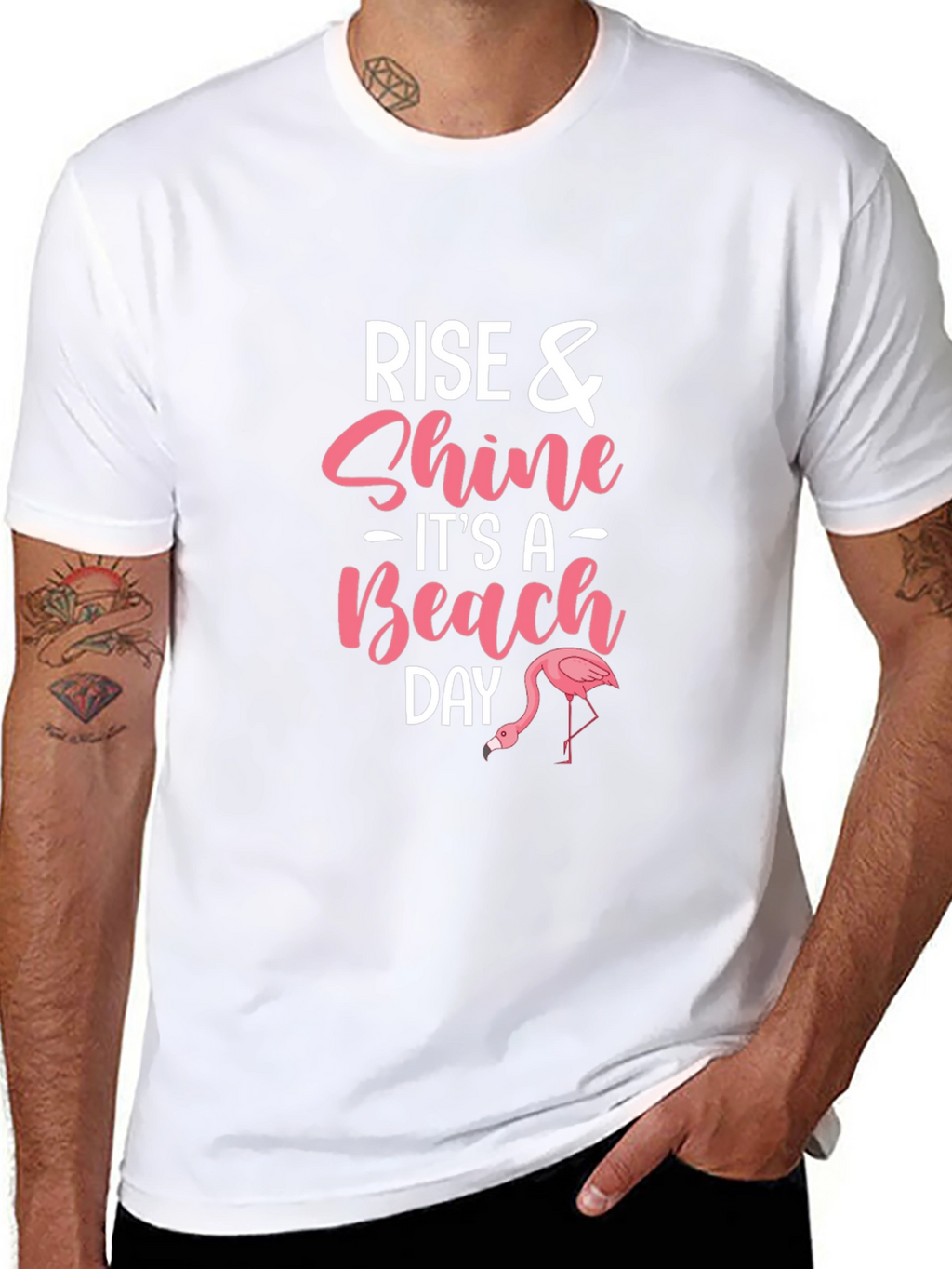 Rise and Shine Beach Day Graphic T-Shirt
