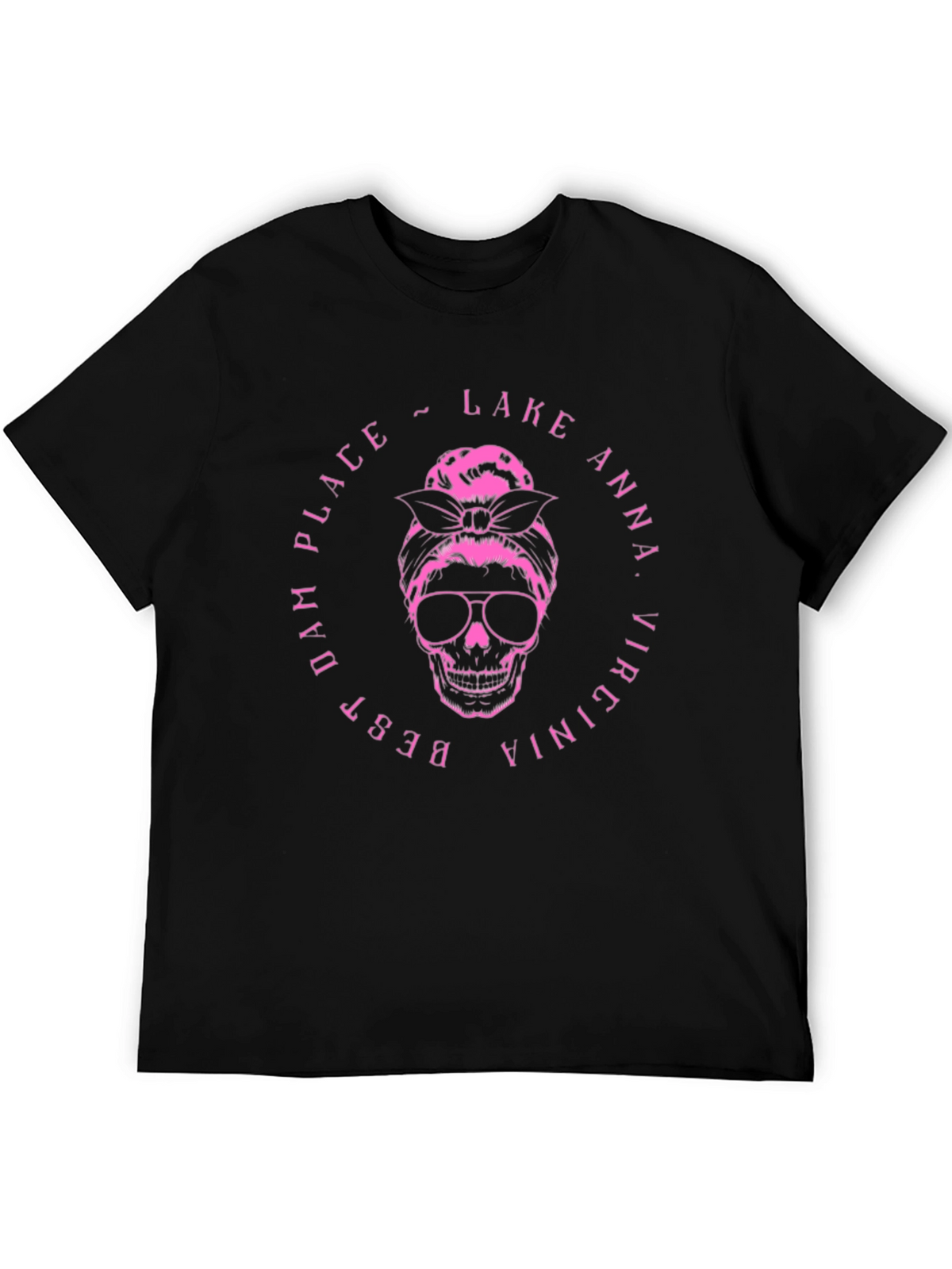 Lake Anna Virginia Skull Graphic T-Shirt
