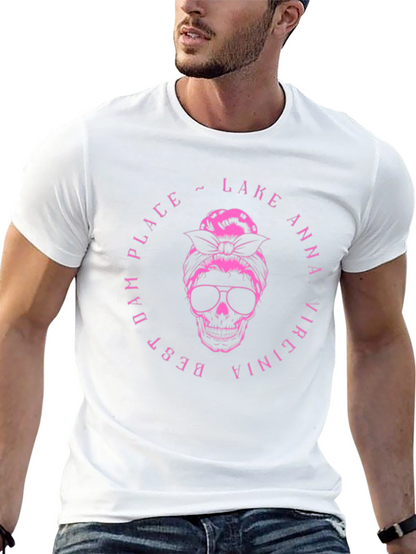 Lake Anna Virginia Skull Graphic T-Shirt