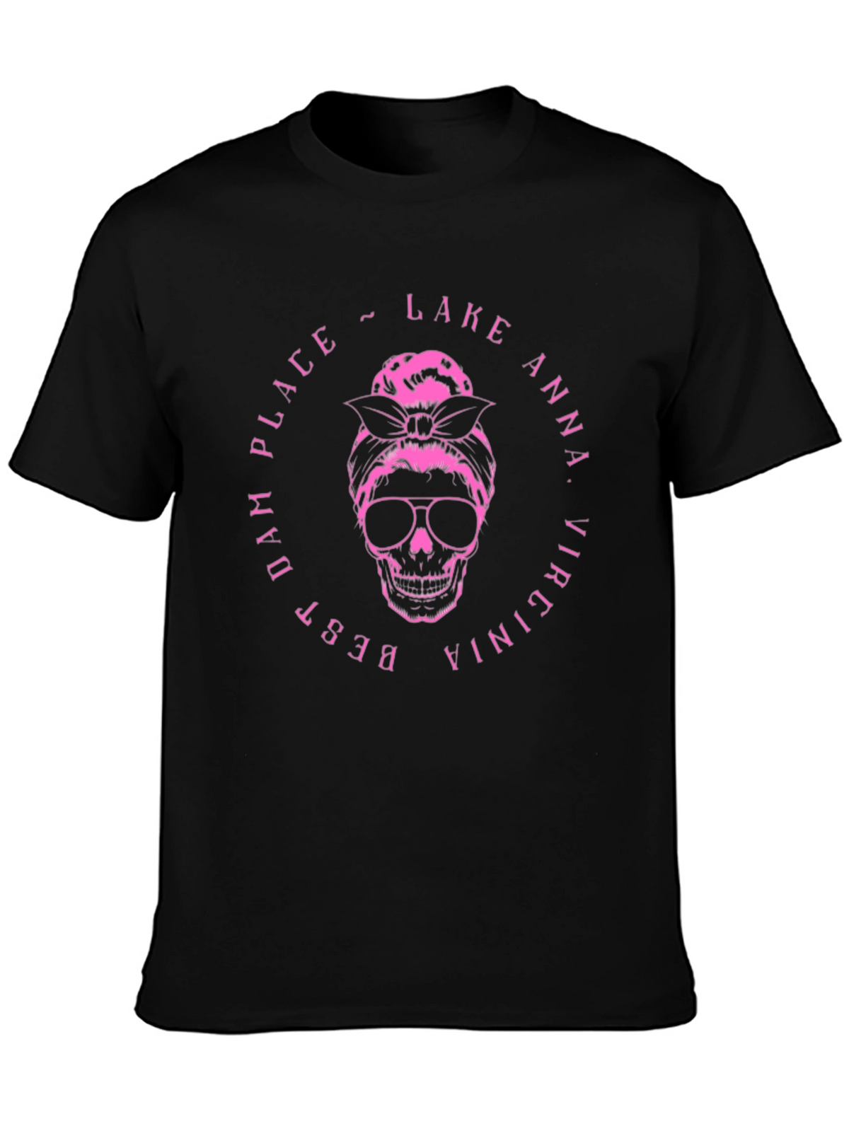 Lake Anna Virginia Skull Graphic T-Shirt