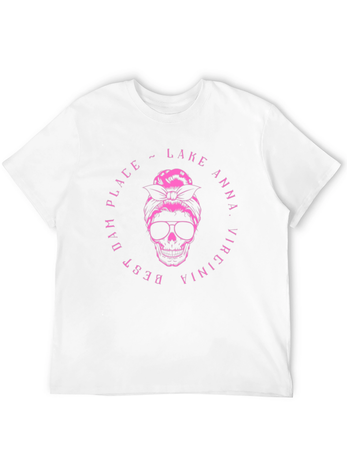 Lake Anna Virginia Skull Graphic T-Shirt