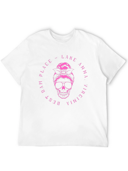 Lake Anna Virginia Skull Graphic T-Shirt