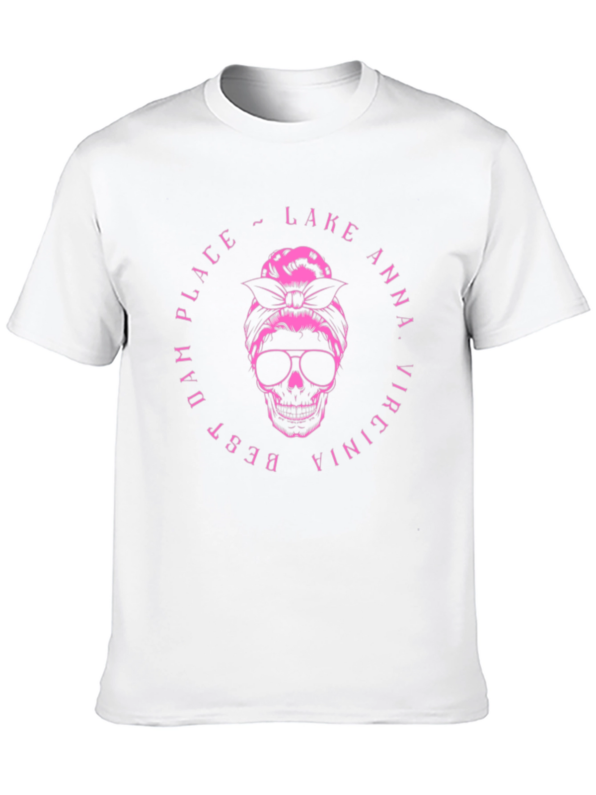 Lake Anna Virginia Skull Graphic T-Shirt