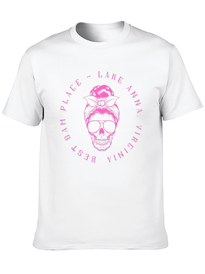 Lake Anna Virginia Skull Graphic T-Shirt