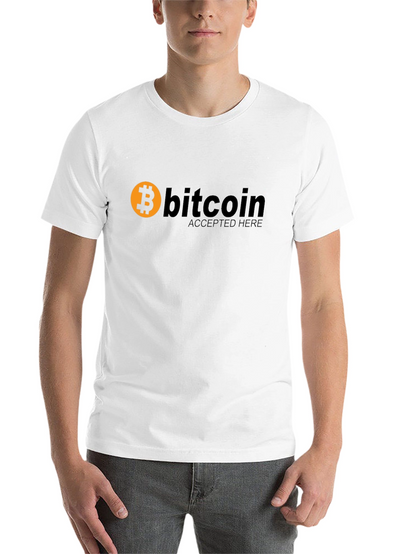 Bitcoin Accepted Here Black T-Shirt