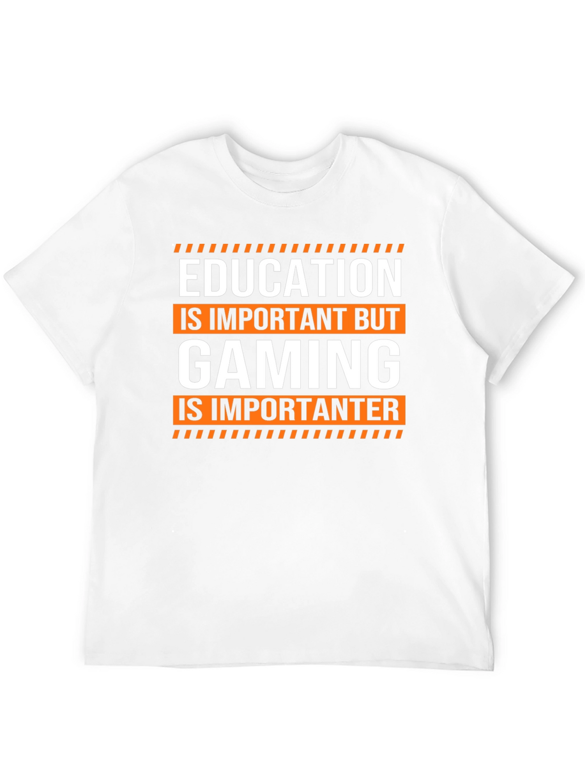 Funny Gaming T-Shirt: Education is Important But Gaming...