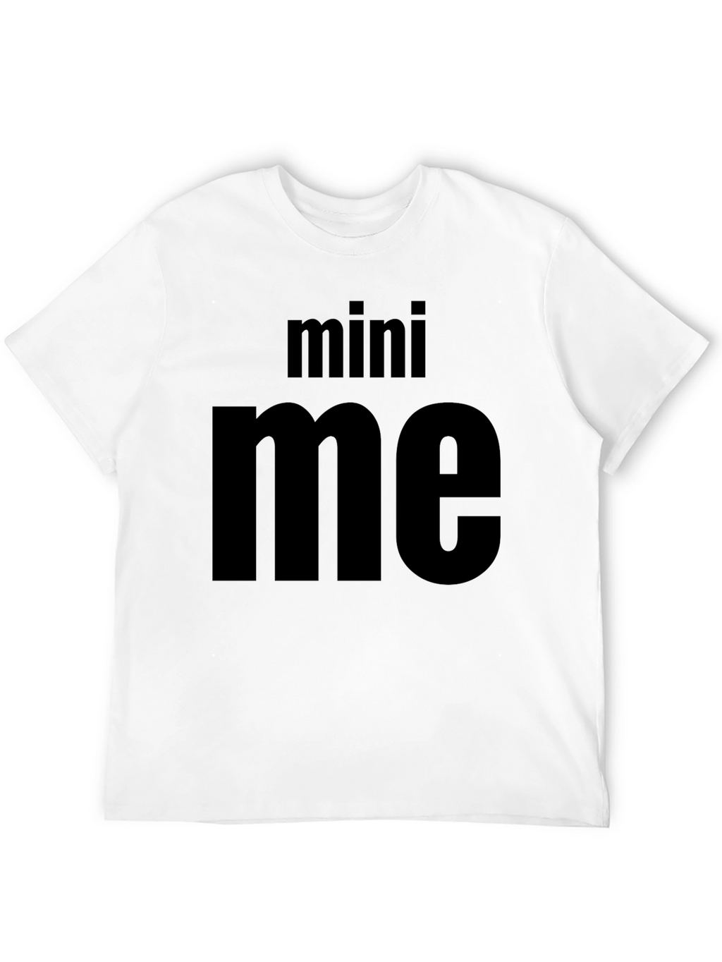 Mini Me Black Graphic Tee