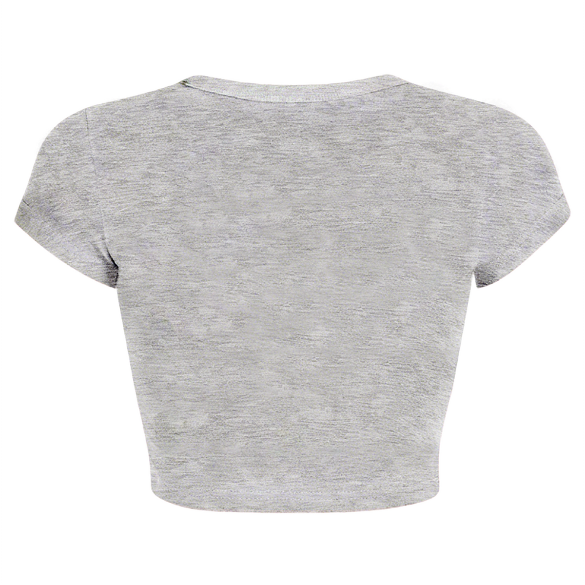 Christmas Holiday Kittens Xmas Grey Cropped Baby Tee