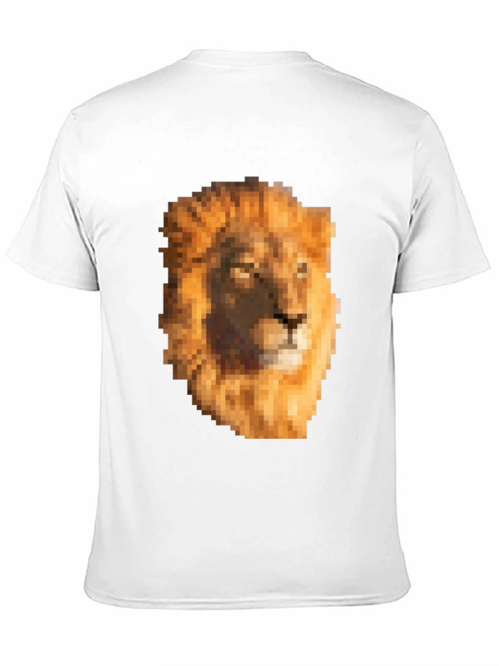 Pixel Lion Graphic Tee - Unique Style