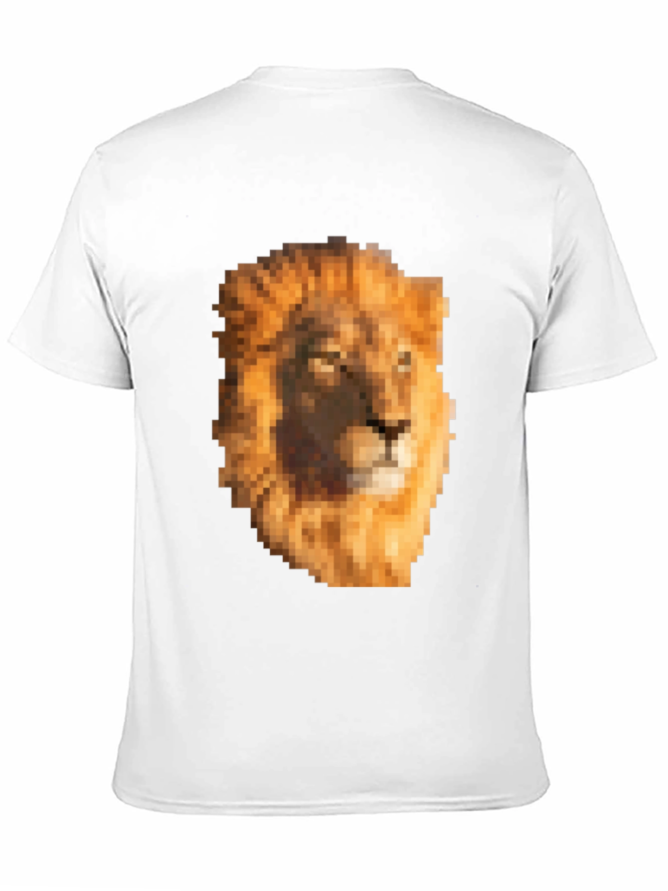 Pixel Lion Graphic Tee - Unique Style