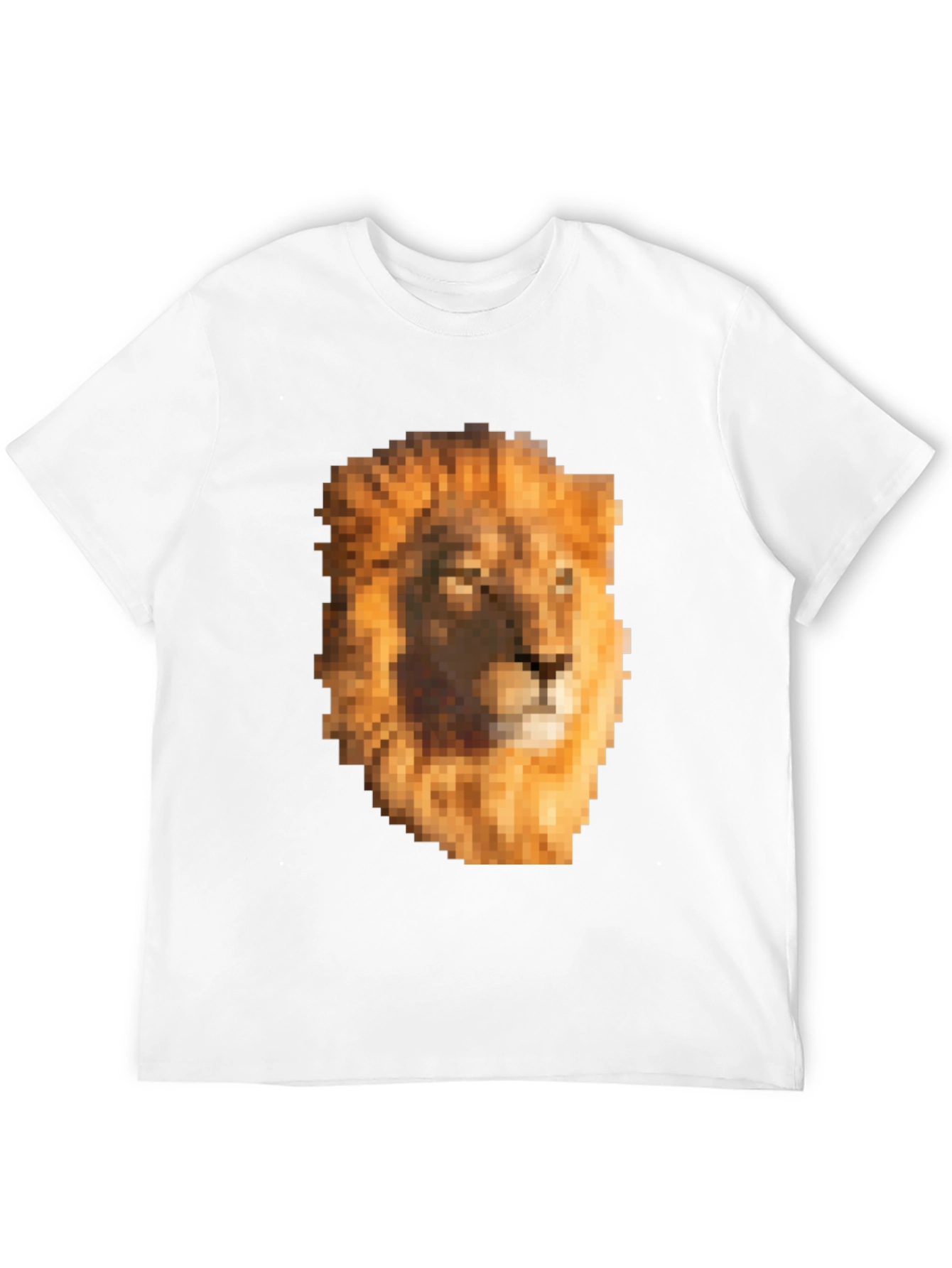 Pixel Lion Graphic Tee - Unique Style