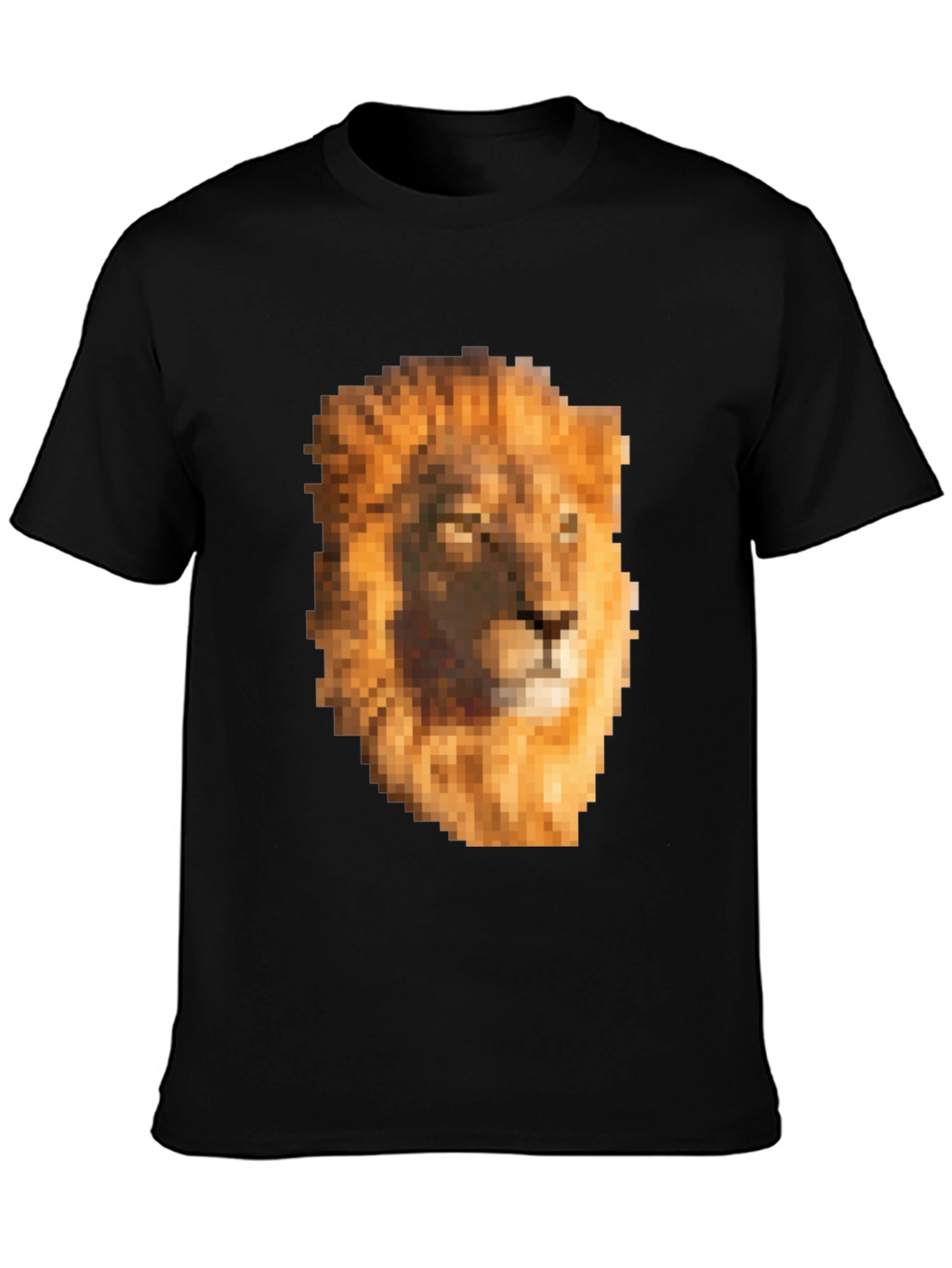 Pixel Lion Graphic Tee - Unique Style