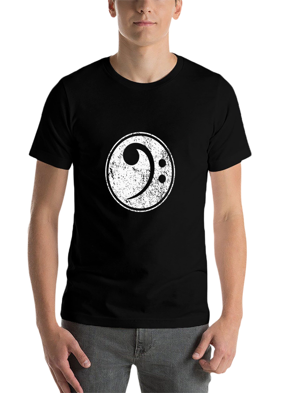 Bass Clef T-Shirt - Music Lover Tee