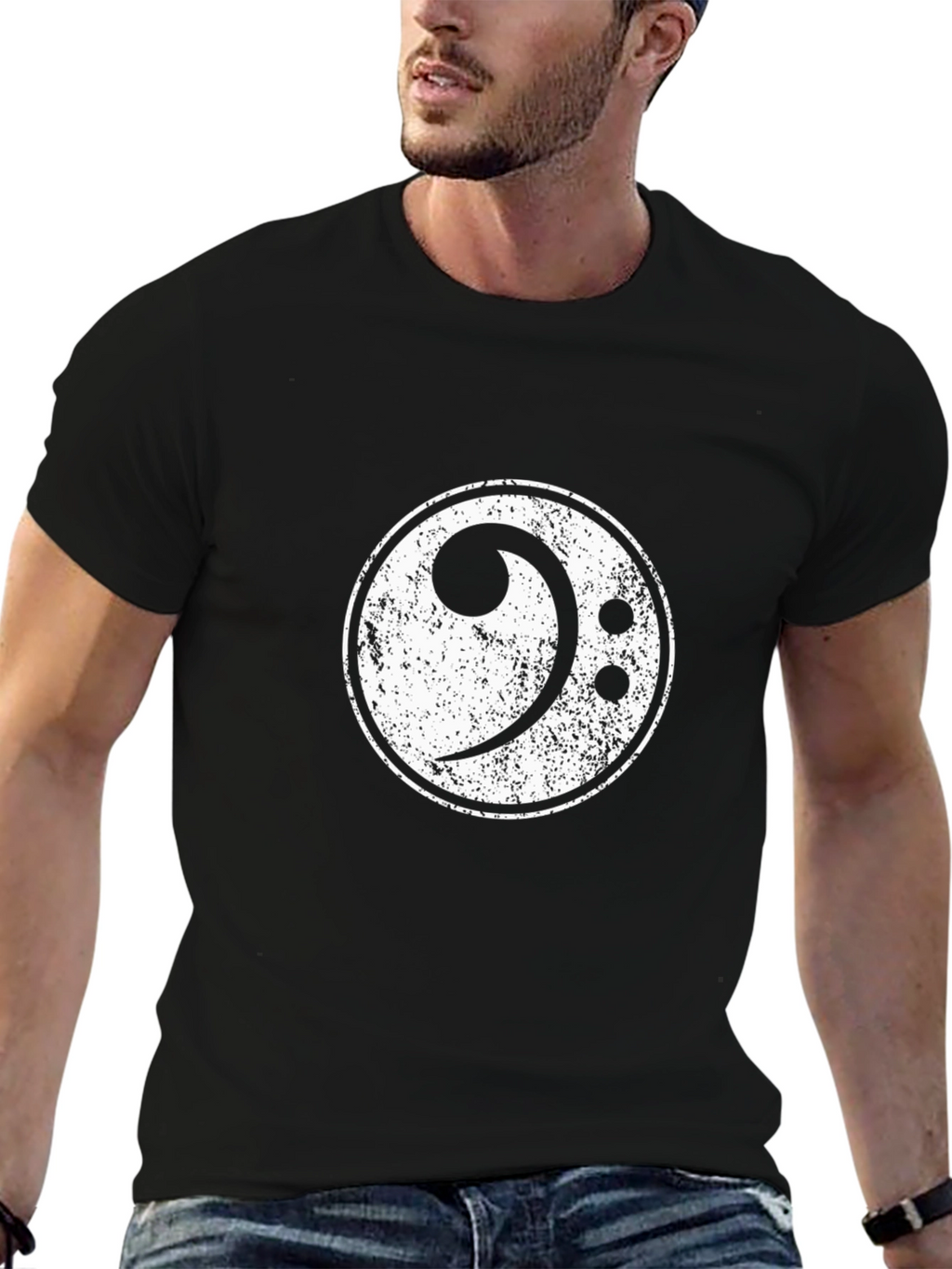 Bass Clef T-Shirt - Music Lover Tee