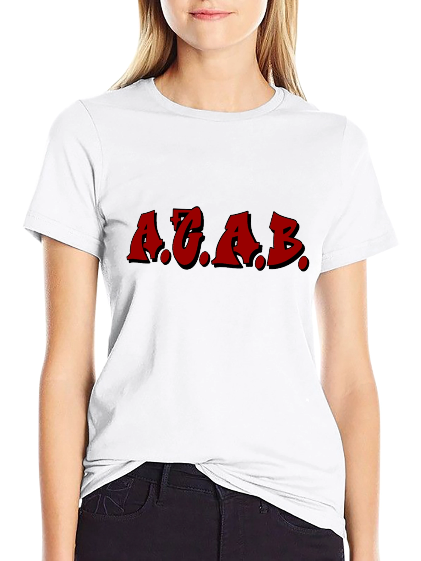 ACAB Graphic Tee - Black Crewneck T-Shirt