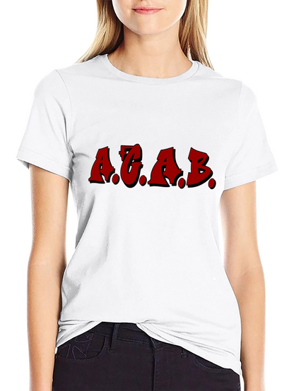 ACAB Graphic Tee - Black Crewneck T-Shirt